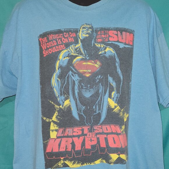 Superman "Last Son Of Krypton" T-Shirt - Picture 1 of 2